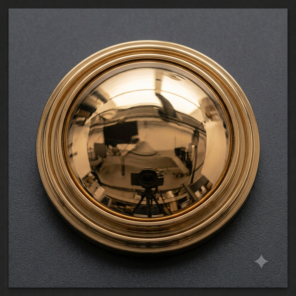 Brass PVD coating sample disc