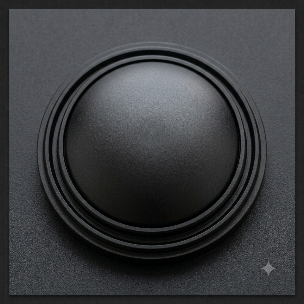 Black metal PVD coating sample disc